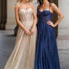 A-line sparkle prom dress