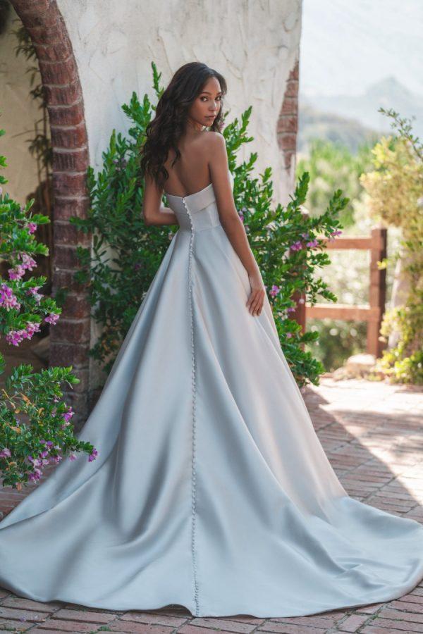 Mikado simplistic ballgown wedding dress