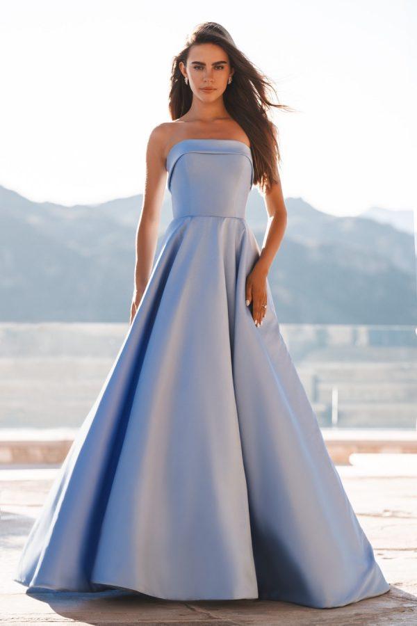 Mikado simplistic ballgown wedding dress