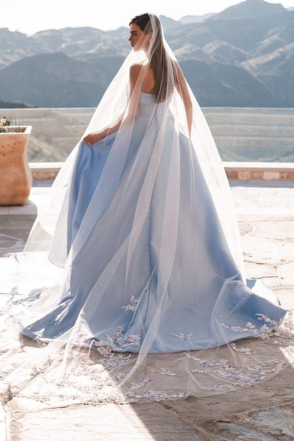 Mikado simplistic ballgown wedding dress