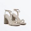 Lola - Pearl Detail Block Heel